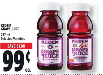 Metro Kedem grape juice offer