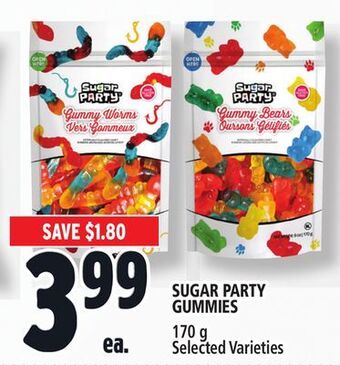 Metro Sugar party gummies offer