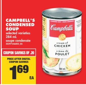 No Frills Campbell's condensed soup, 284 ml offer