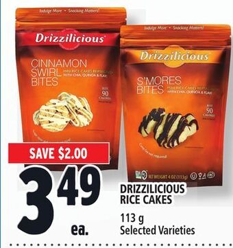 Metro Drizzilicious rice cakes offer