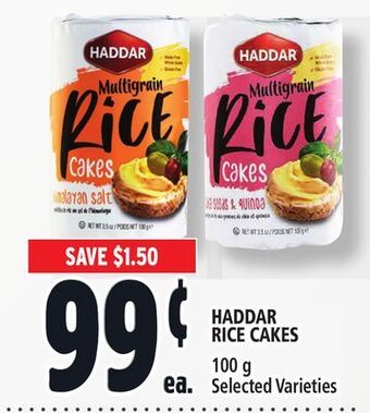 Metro Haddar rice cakes offer