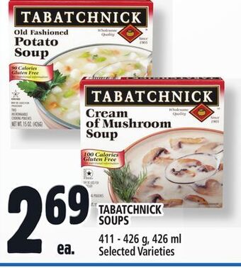 Metro Tabatchnick soups offer