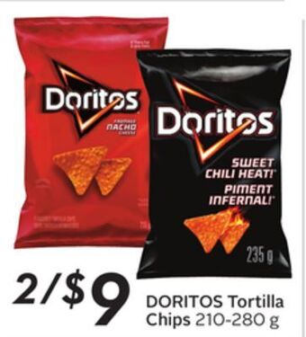 Sobeys Doritos tortilla chips offer