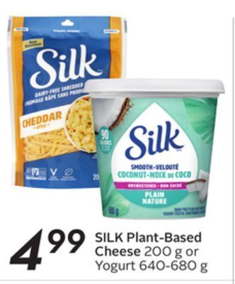 Sobeys Silk plant-based cheese offer