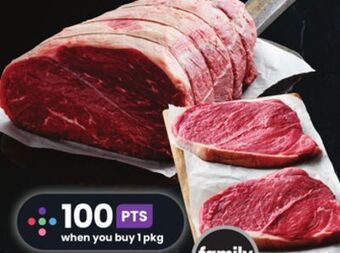 Sobeys Sterling silver fresh boneless cross rib pot roast or simmering steaks offer