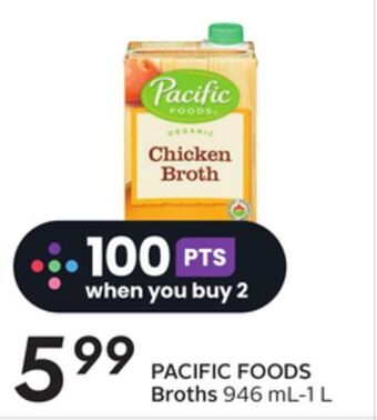 Sobeys Pacific foods broths offer