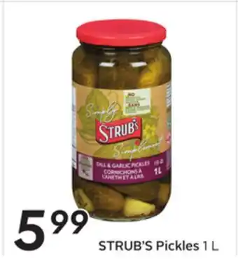 Sobeys Strub's pickles offer