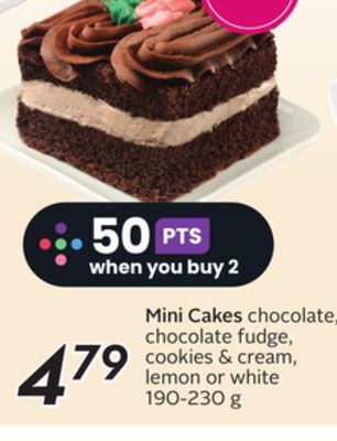 Sobeys Mini cakes offer