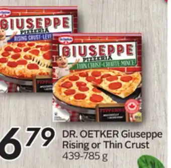 Sobeys Dr. oetker giuseppe rising or thin crust offer