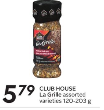 Sobeys Club house la grille offer