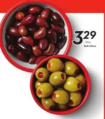 Sobeys Bulk olives offer
