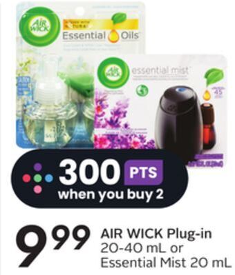 Sobeys Air wick plug-in offer