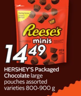 Sobeys Hershey's packaged chocolate offer