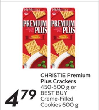 Sobeys Christie premium plus crackers offer