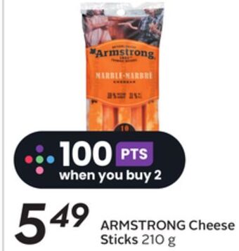 Sobeys Armstrong cheese sticks offer
