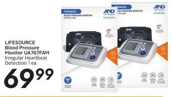 Sobeys Lifesource blood pressure monitor ua767fam offer