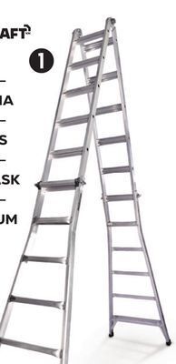 Canadian Tire Mastercraft grade 1a aluminum multi-task ladder offer