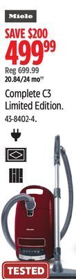Canadian Tire Miele complete c3 limited edition offer