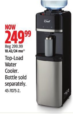 Canadian Tire Master chef top-load water cooler offer