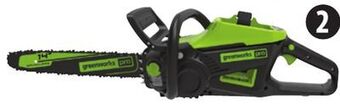 Canadian Tire Greenworks 60v gen2 brushless chainsaw, 14" offer