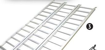 Canadian Tire Aluminum tri-panel loading ramp, 50 x 77" offer
