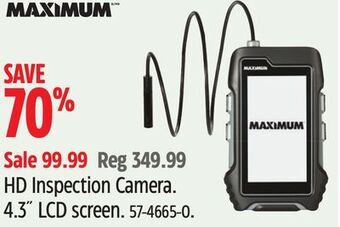 Canadian Tire Maximum hd inspection camera offer