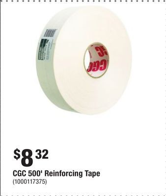 Home Depot Cgc 500' reinforcing tape offer