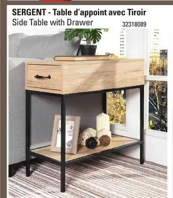 Sushi Shop Sergent side table with drawer offer