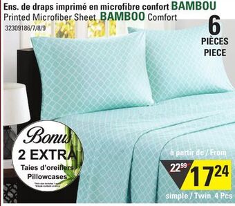 Sushi Shop Printed microfiber sheet bamboo comfort offer