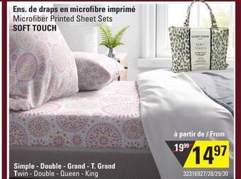 Sushi Shop Microfiber printed sheet sets offer