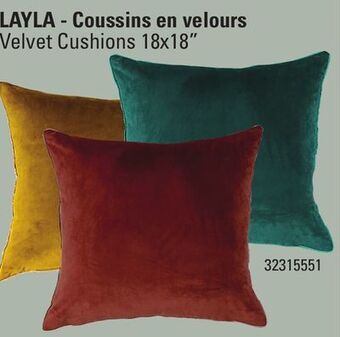 Sushi Shop Velvet cushions offer