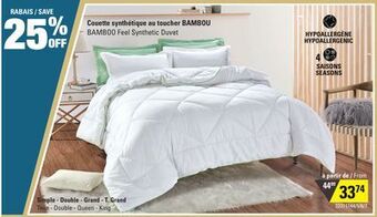 Sushi Shop Bamboo feel synthetic duvet offer