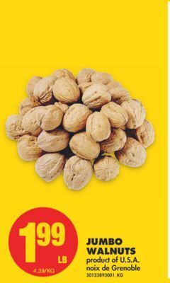 No Frills Jumbo walnuts offer