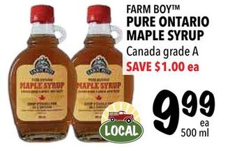 Farm Boy Farm boy™ pure ontario maple syrup offer