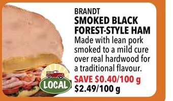 Farm Boy Brandt smoked black forest-style ham offer