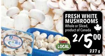 Farm Boy Fresh white mushrooms offer