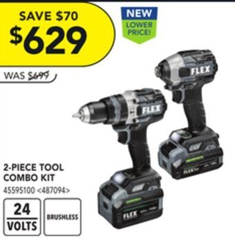 Lowe's Flex 2-piece tool combo kit offer