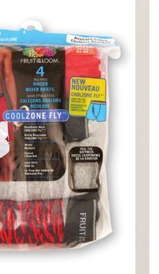 Giant Tiger Men's 4 pack boxer briefs offer