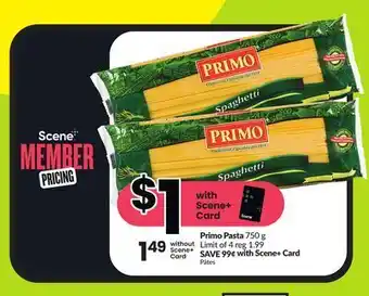 Chalo FreshCo Primo pasta offer