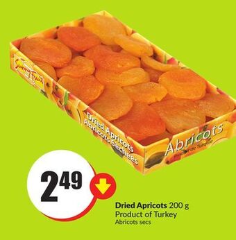 Chalo FreshCo Dried apricots 200 g product of turkey offer