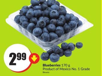 Chalo FreshCo Blueberries 170 g product of mexico no. 1 grade offer
