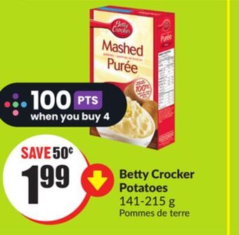 Chalo FreshCo Betty crocker potatoes 141-215 g offer