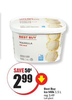 Chalo FreshCo Best buy ice milk 1.5 l offer