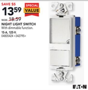 RONA Eaton night light switch offer