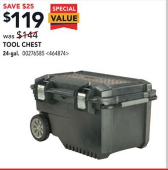 RONA Craftsman tool chest offer