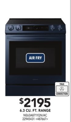 RONA Samsung bespoke 6.3 cu. ft. range offer