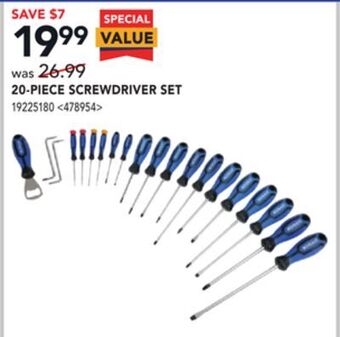 RONA Kobalt 20-piece screwdriver set offer