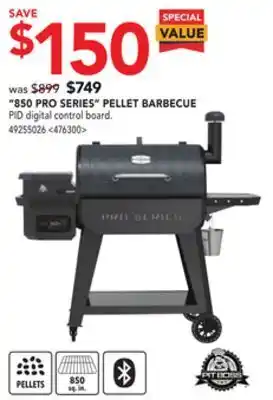 RONA Pit boss "850 pro series" pellet barbecue offer