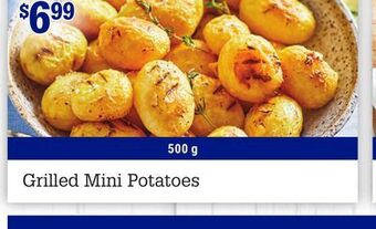 M & M Food Market Grilled mini potatoes offer
