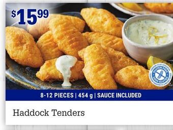 M & M Food Market Haddock tenders offer